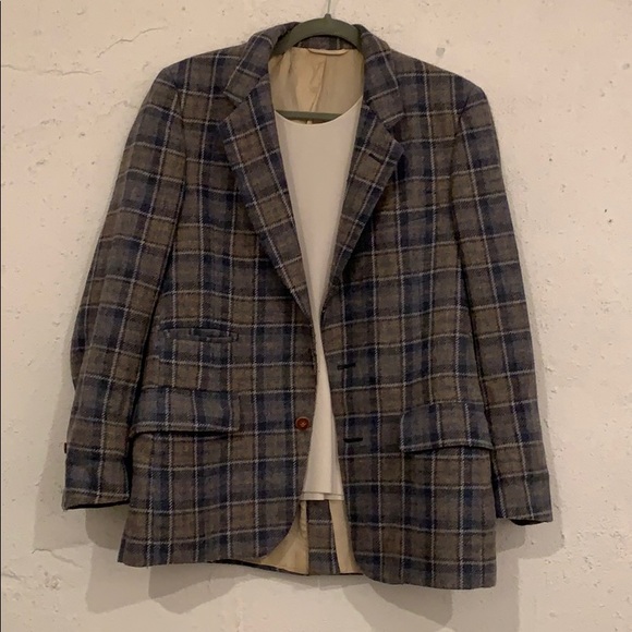 Vintage Plaid Christian Dior Sport Blazer